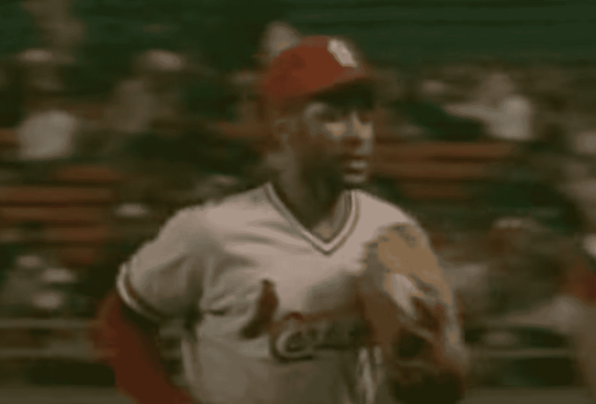 Image of Ozzie Smith showcasing his skills, featured in "Meet Me In St. Louis" post.